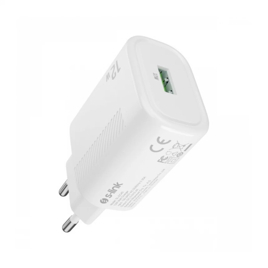 Struni adapter S-link SL-EC40 5V/12W 2400MA Beli