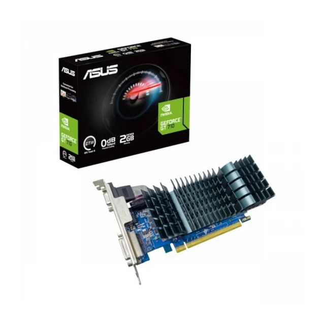 SVGA Asus GeForce GT710 2GB DDR3 EVO, GT710-SL-2GD3-BRK-EVO