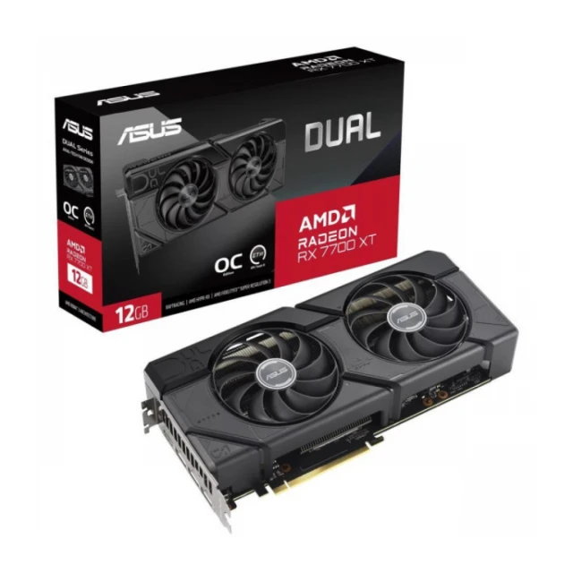 SVGA ASUS Radeon RX7700XT OC 12GB GDDR6, DUAL-RX7700XT-O12G