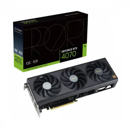 Grafička karta ASUS PROART-RTX4070-O12G NVD/12GB/GDDR6X/192bit/crna
