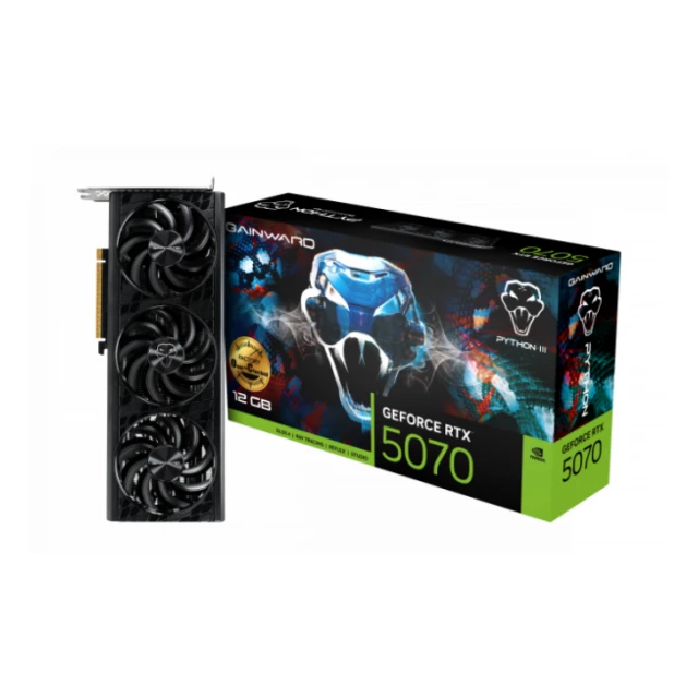 SVGA Gainward RTX 5070 Python III OC 12GB GDDR7 192bit, NE75070S19K9-GB2050T
