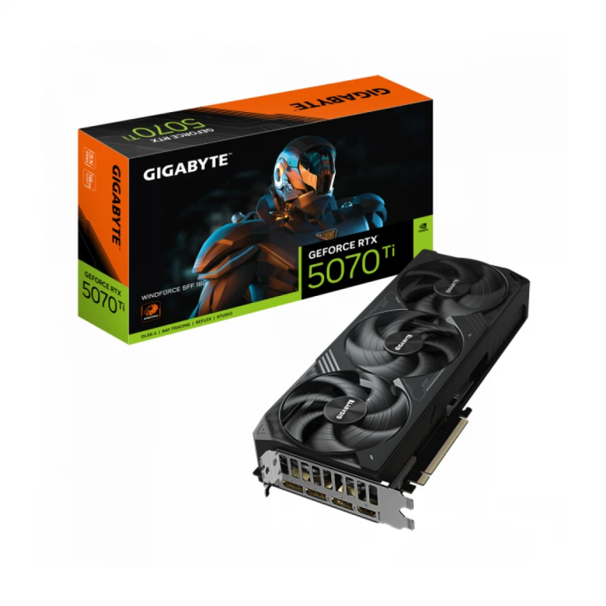 SVGA Gigabyte GeForce RTX 5070 Ti WINDFORCE GV-N507TWF3-16GD