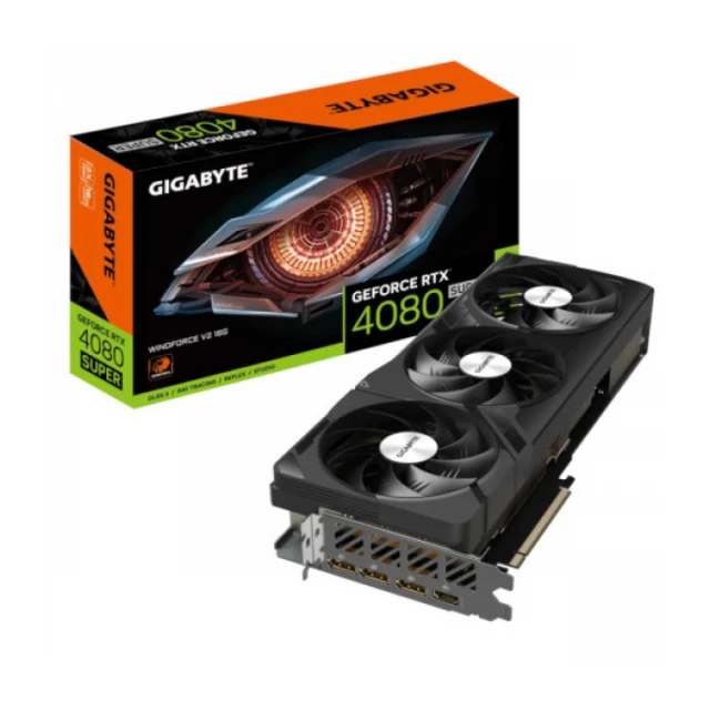 SVGA Gigabyte RTX4080 SUPER WINDFORCE V2 16GB GDDR6, GV-N408SWF3V2-16GD