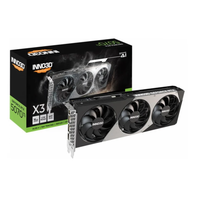 SVGA INNO3D RTX 5070 Ti 16GB Inno3D X3 OC GDDR7, N507T3-16D7-176068N