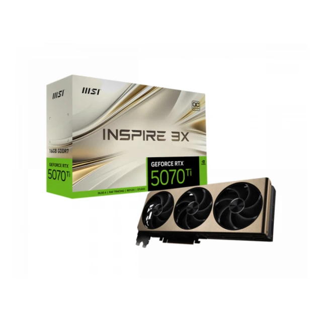 SVGA MSI RTX 5070Ti Inspire 3X OC 16GB GDDR7