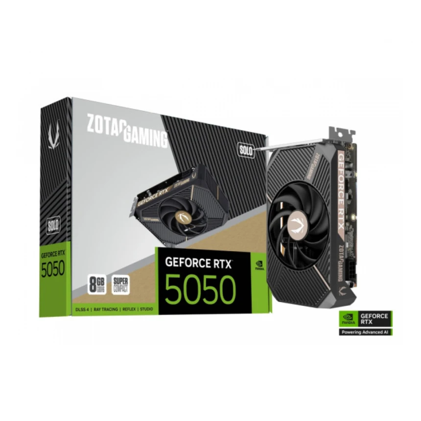 SVGA Zotac RTX 5050 Solo 8GB, ZT-B50500G-10L