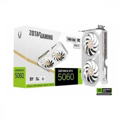 SVGA Zotac RTX 5060 Twin Edge OC 8GB GDDR7 White Edition, ZT-B50600Q-10M