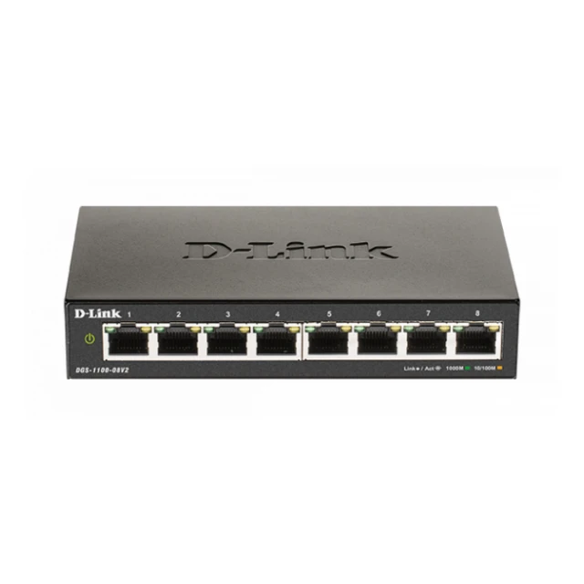 Switch D-Link DGS-1100-08V2/E upravljiv