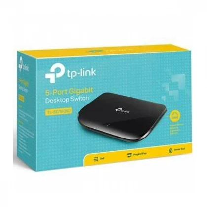 Switch TP-LINK TL-SG1005D Gigabit/5x RJ45/10/100/1000Mbps/plasticno kuciste