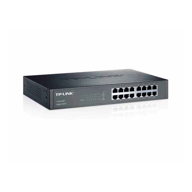 Switch TP-LINK TL-SG1016D Gigabit/16x RJ45/10/100/1000Mbs/Rackmount metalno kuciste