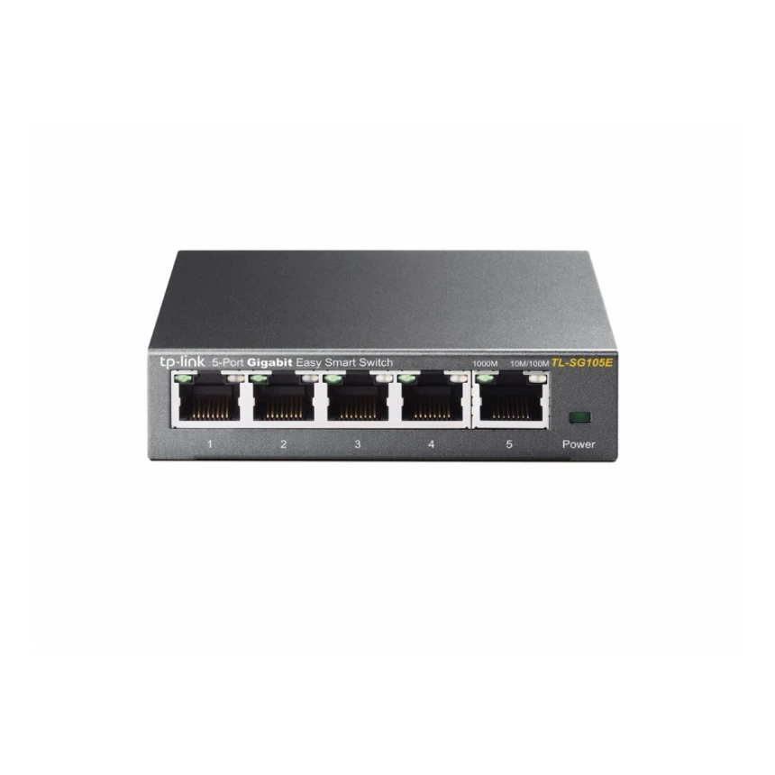 Switch TP-LINK TL-SG105E Gigabit/5x RJ45/10/100/1000Mbps/eSmart/Desktop metalno kuciste