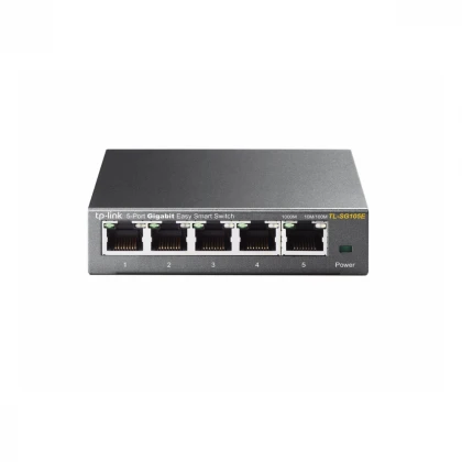 Switch TP-LINK TL-SG105E Gigabit/5x RJ45/10/100/1000Mbps/eSmart/Desktop metalno kuciste