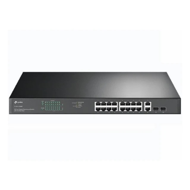 Switch TP-LINK TL-SG1218MP Gigabit/18xRJ4510/100/1000Mbps/16-Port PoE+/ Rackmount