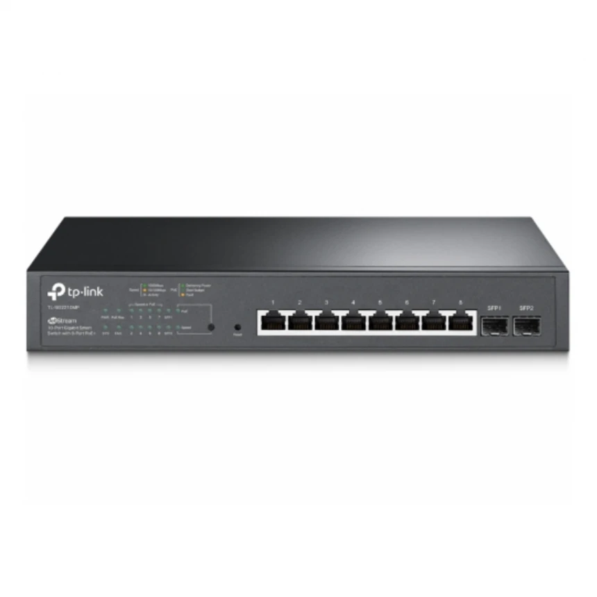 Switch TP-Link TL-SG2210MP gigabit/10xRJ45/8xPOE/2xSFP/Rackmount/metalno kucište
