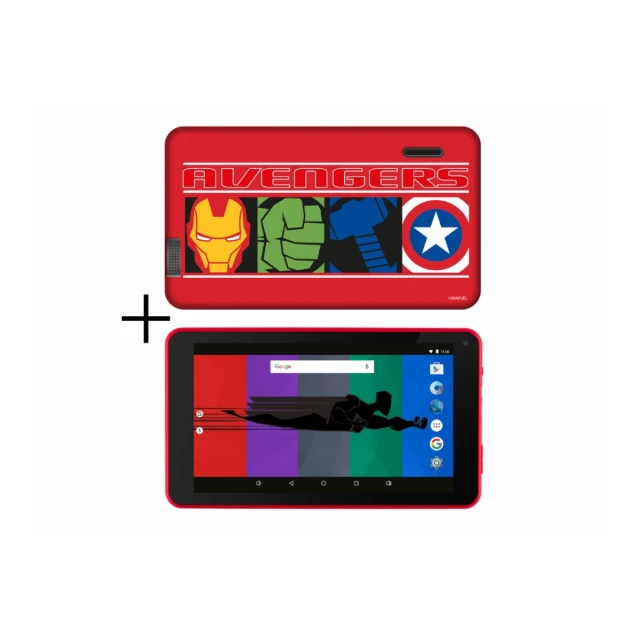Tablet ESTAR Themed Avengers 7399 HD 7"/QC 1.3GHz/2GB/16GB/WiFi/0.3MP/Android 9/crvena