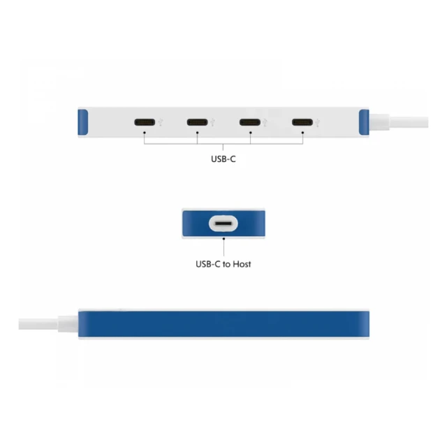 TARGUS HyperDrive Flex 4 Port USB-C Hub plavi (HD5201BUGL) 