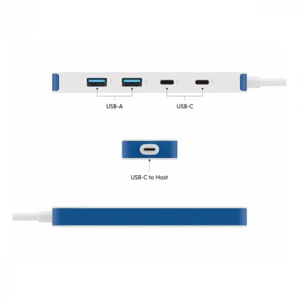 TARGUS HyperDrive Flex 4 Port USB-C Combo Hub beli (HD5200BUGL) 