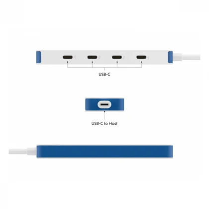 TARGUS HyperDrive Flex 4 Port USB-C Hub plavi (HD5201BUGL) 
