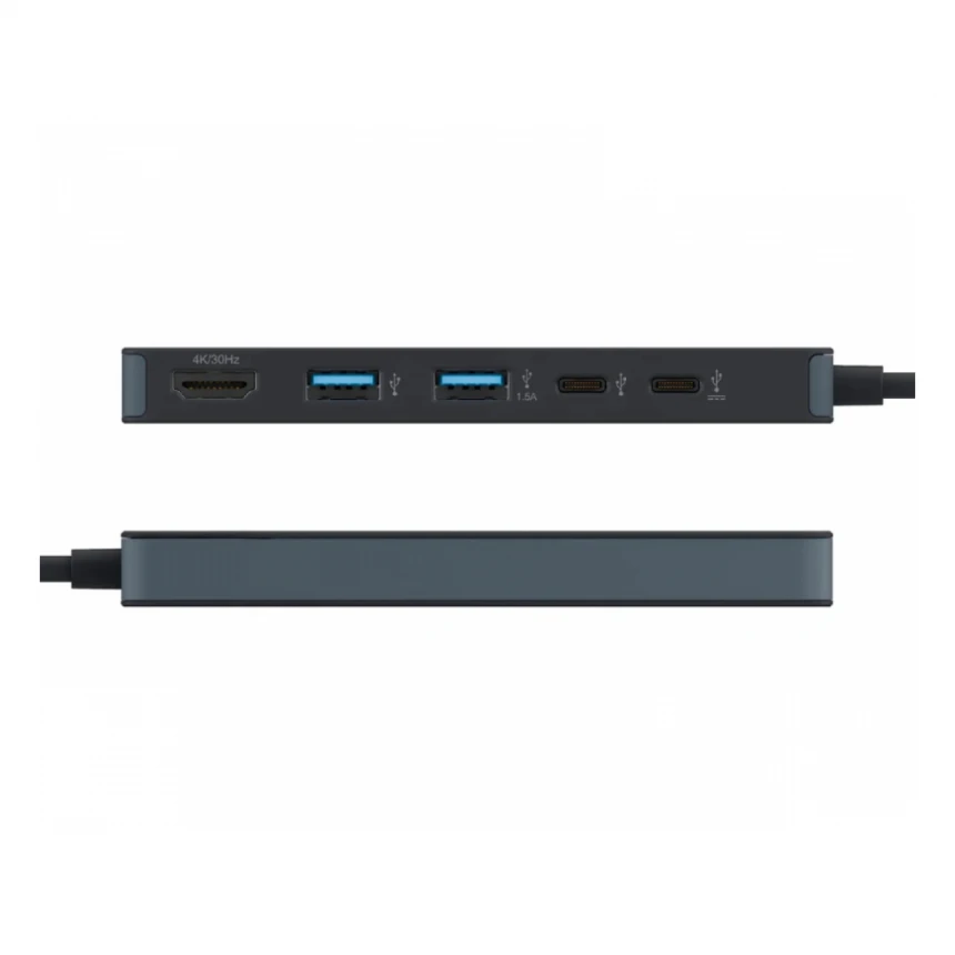 TARGUS HyperDrive Flex 5 Port USB-C Hub crni (HD4101BKGL)
