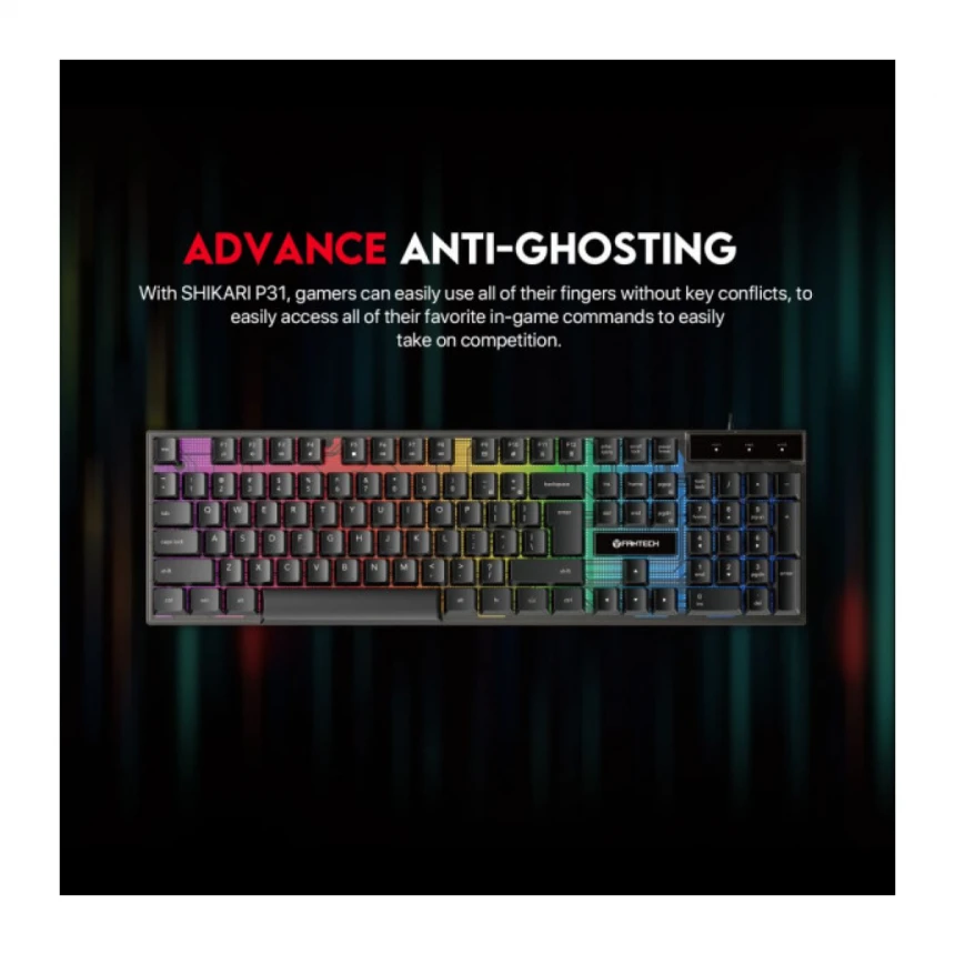 Tastatura + miš + podloga USB Fantech P31 Hero 3u1 crna