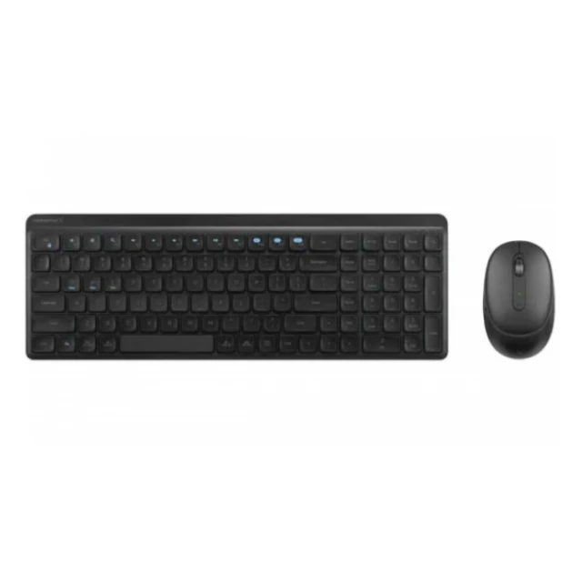 Tastatura + miš Wireless VolkanoX Scorch VKX-209-GT, US crna