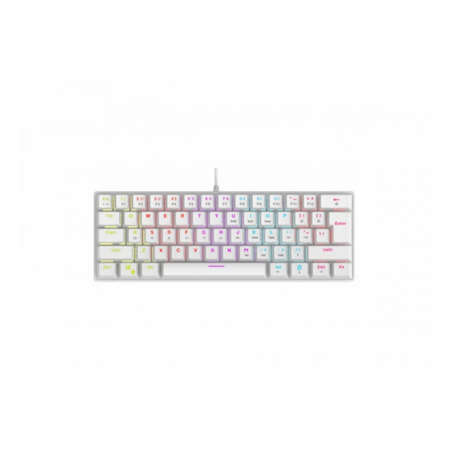 TASTATURA PLOWER K60 W PLAVI PREKIDAC RAMPAGE, 37254