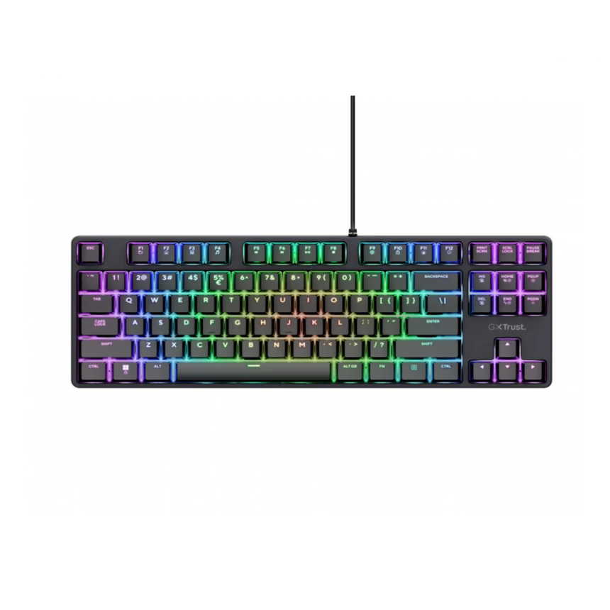 Tastatura TRUST GXT864 CADA TKL GAMING KEYBOARD US