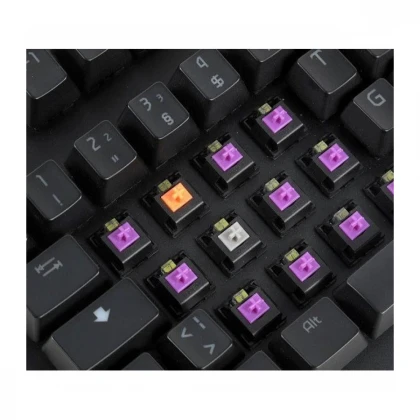 Tastatura USB EPICGEAR DeFiant German crno-ljubicasta