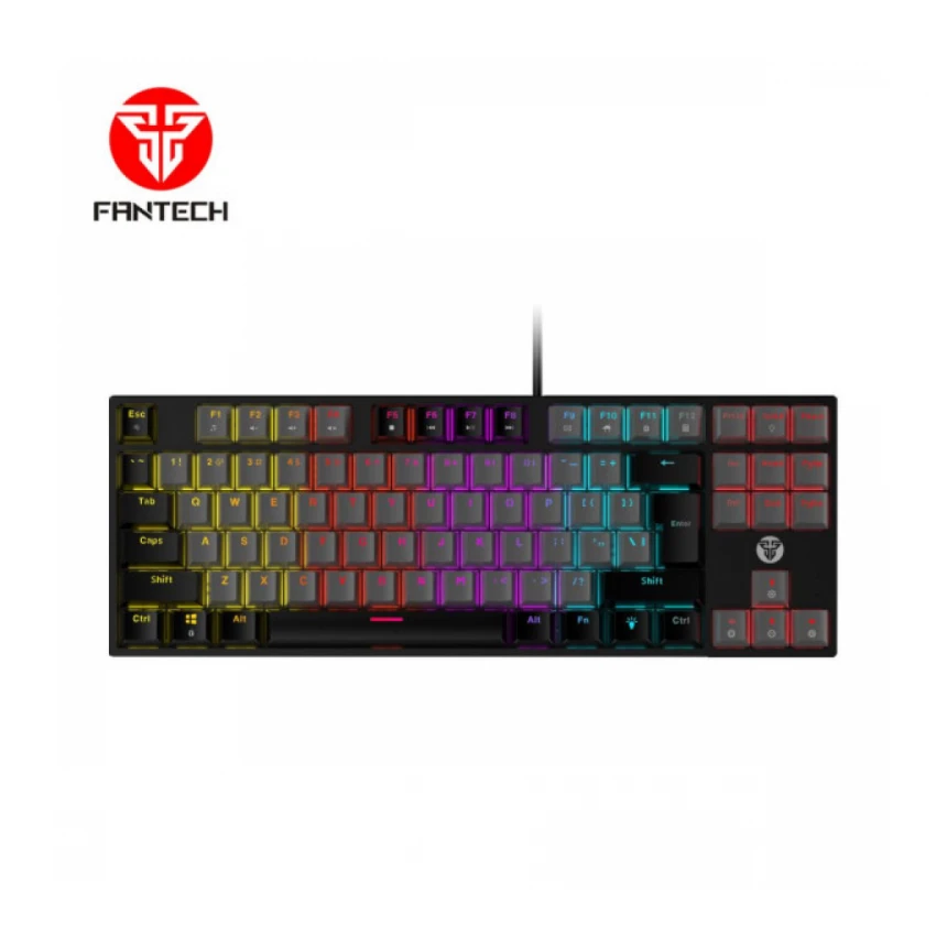 Tastatura USB Fantech MK876 RGB Atom TKL (Blue switch) US crna