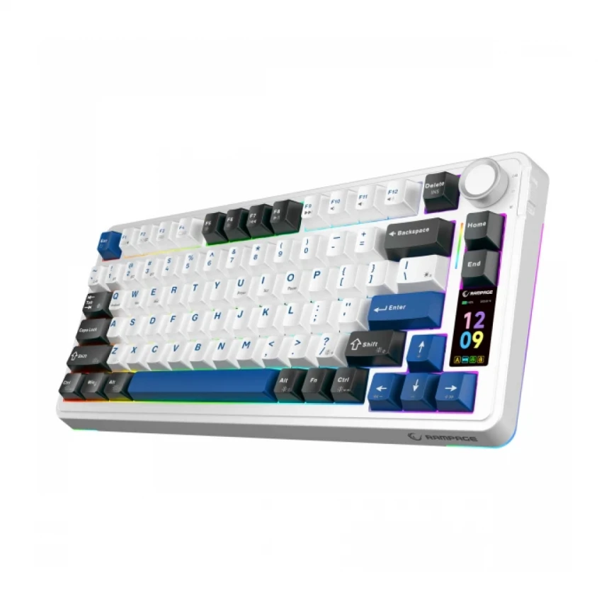 Tastatura Wireless/Bluetooth Rampage QUELL PRO RGB mehanička 42257