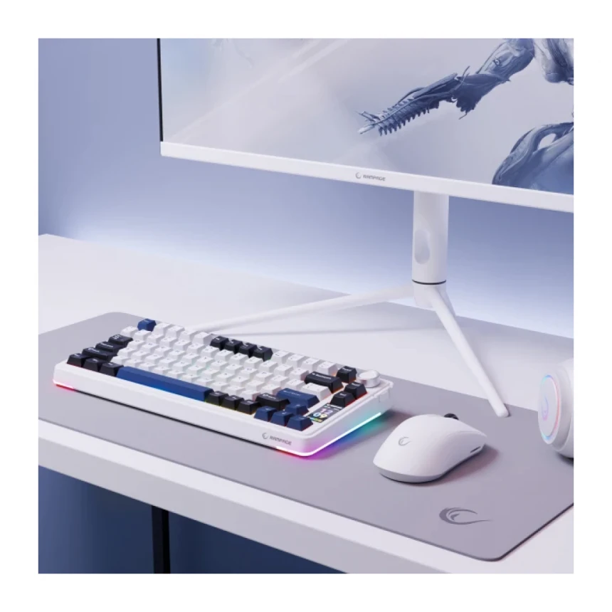 Tastatura Wireless/Bluetooth Rampage QUELL PRO RGB mehanička 42257