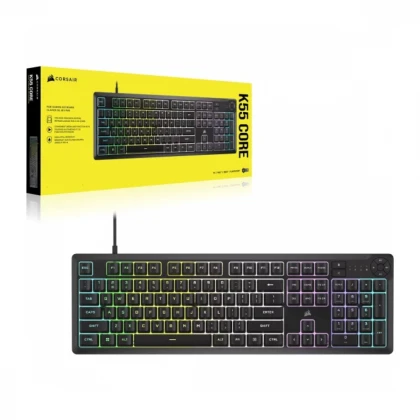 Tastatura žična gaming Corsair K55 CORE RGB crna CH-9226C65-NA