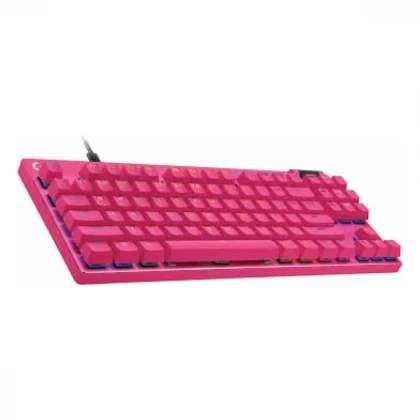 Tastatura žična gaming Logitech PRO X TKL RAPID roze 920-013253