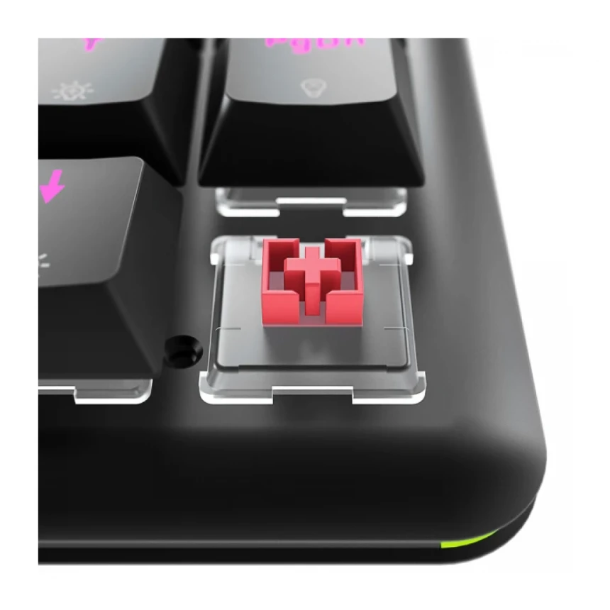 Tastatura žična gaming Rampage REBEL Low Profile mehanička crveni switch 38868