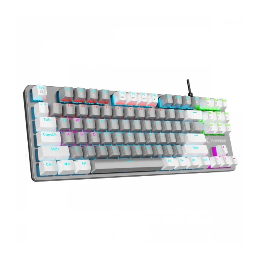 Tastatura žična gaming Rampage Snug K14 TKL mehanička plavi switc 41853