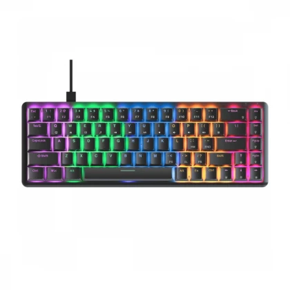 Tastatura žična gaming Rampage REBEL Low Profile mehanička crveni switch 38868