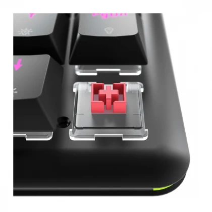 Tastatura žična gaming Rampage REBEL Low Profile mehanička crveni switch 38868