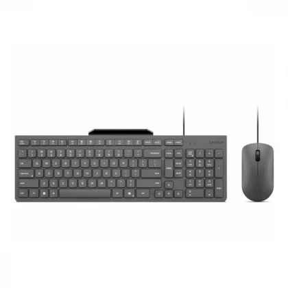 Tastatura+miš LENOVO 310 žicni set/USB-A Combo/US/crna