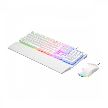 Tastatura+miš žični set Rampage KM-RX7 FORTUNA V2 beli 42578