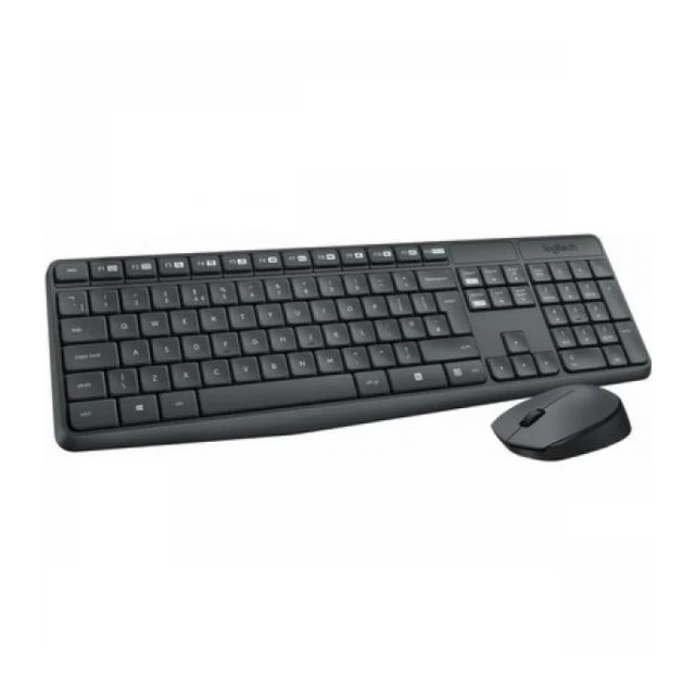 Tast+mis Logitech MK235 Wireless USB Gray US 920-007931