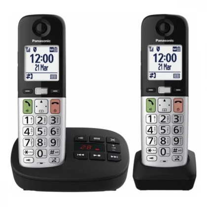Telefoni Fiksni bezicni PANASONIC KX-TGU432EXB - 2 Slusalice