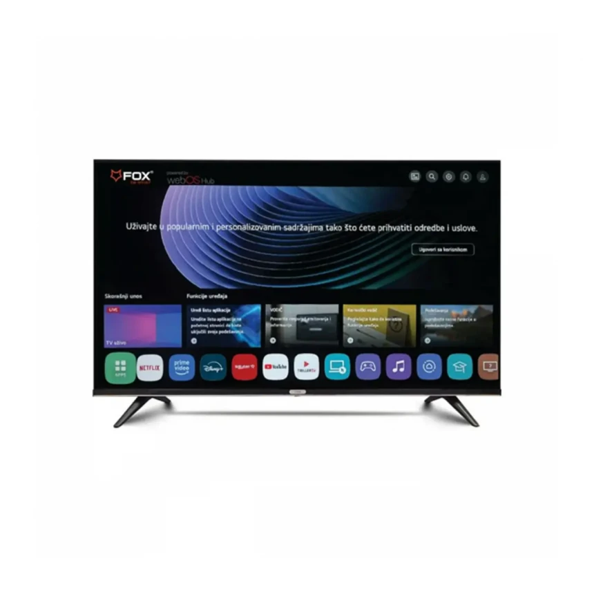 Televizor Fox 50WOS626D Smart, DLED, 4k UHD, 50"(127 cm), ATV/DTV-C/T/T2/S/S2