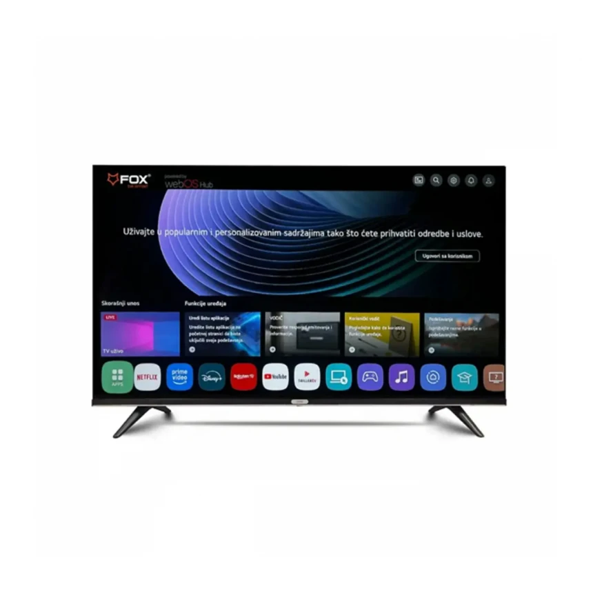 Televizor Fox 55WOS626D Smart, DLED, 4k UHD, 55''(140 cm), DVB-T/T2/C/S/S2
