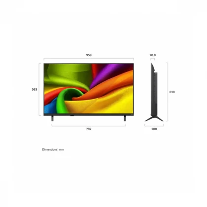 Televizor LG 43NU850B3LA Smart, LED, 4K UHD, 43"(109 cm), DVB-T2/T, DVB-C, DVB-S2/S 