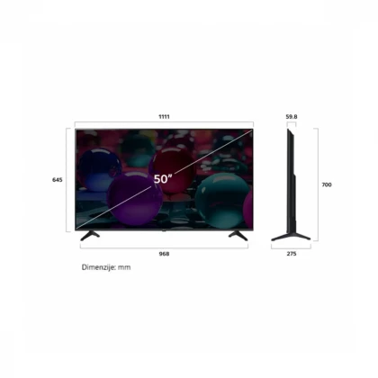 Televizor LG 50UA73003LA Smart, Direct LED, 4K UHD, 50''(127 cm), DVB-T2/T/C/S2