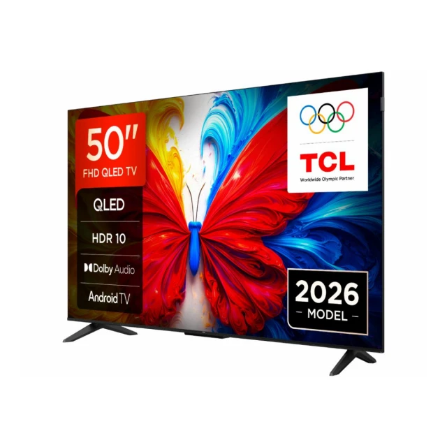 Televizor TCL 50S5L/QLED/50"/Full HD/60Hz/Android TV/crna