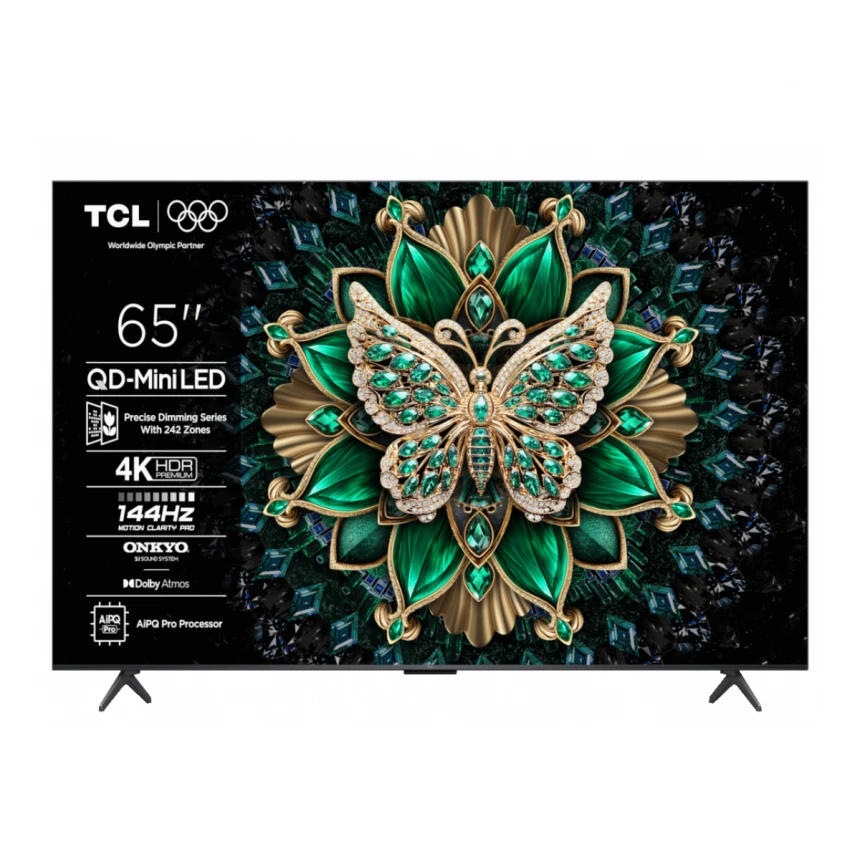 Televizor TCL 65C6K/MiniLED-QLED/65"/4K UHD/144Hz/Google TV/crna