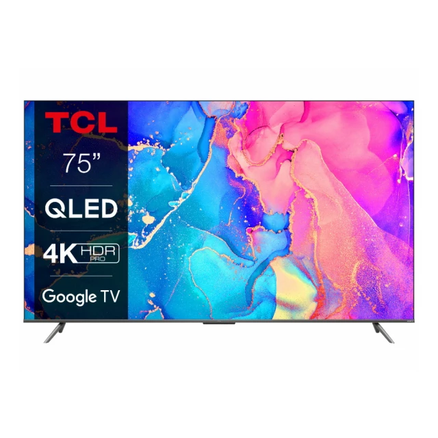 Televizor TCL 75C635/QLED/75"/4K HDR/60Hz/GoogleTV/crna