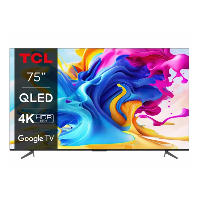 Televizor TCL 75C645/QLED/75"/4K HDR/60Hz/GoogleTV/crna