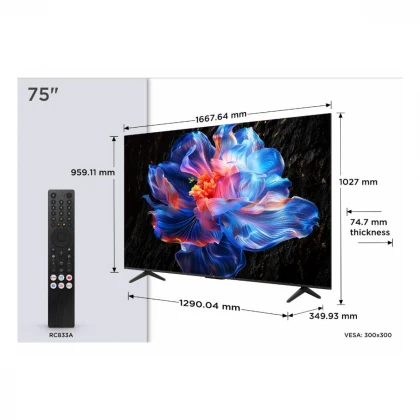 Televizor TCL 75V6C/75"/4K UHD/60Hz/Google TV/crna